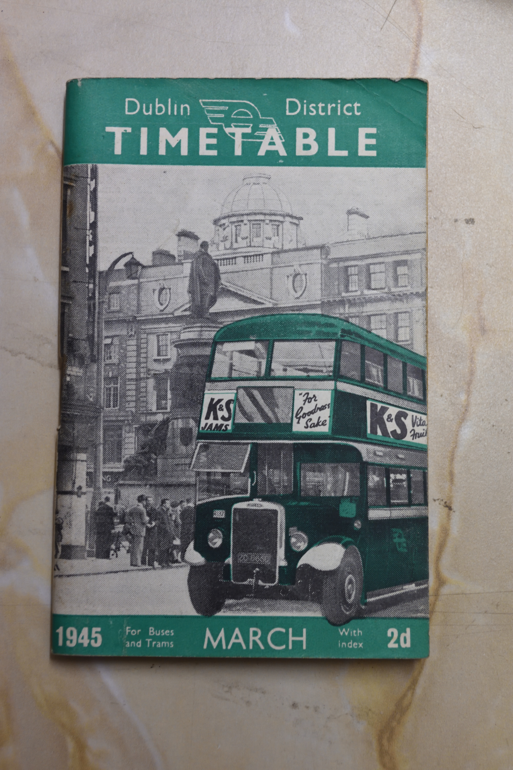 1945 Dublin District Timetable