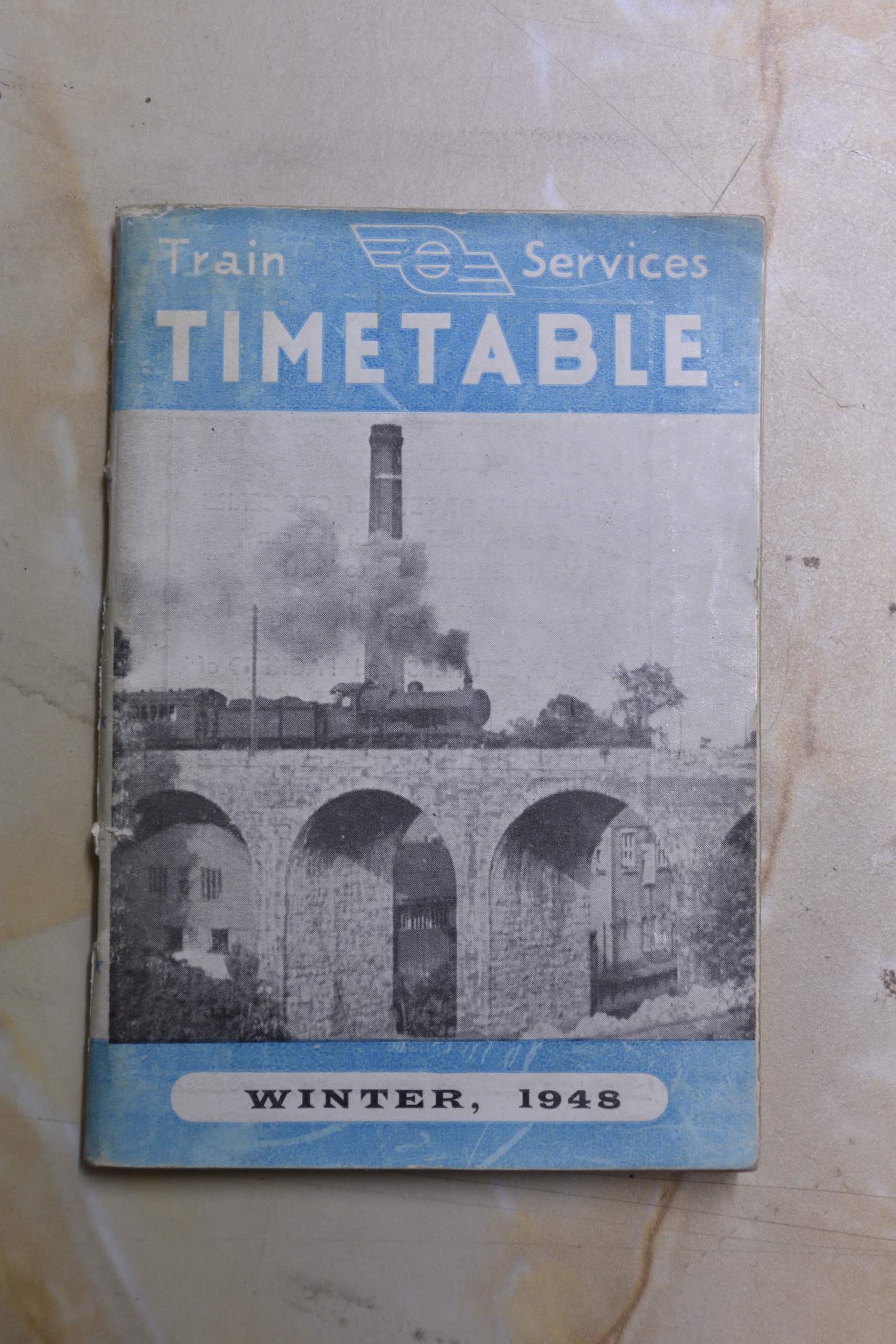 Winter, 1948 Train Services Timetable