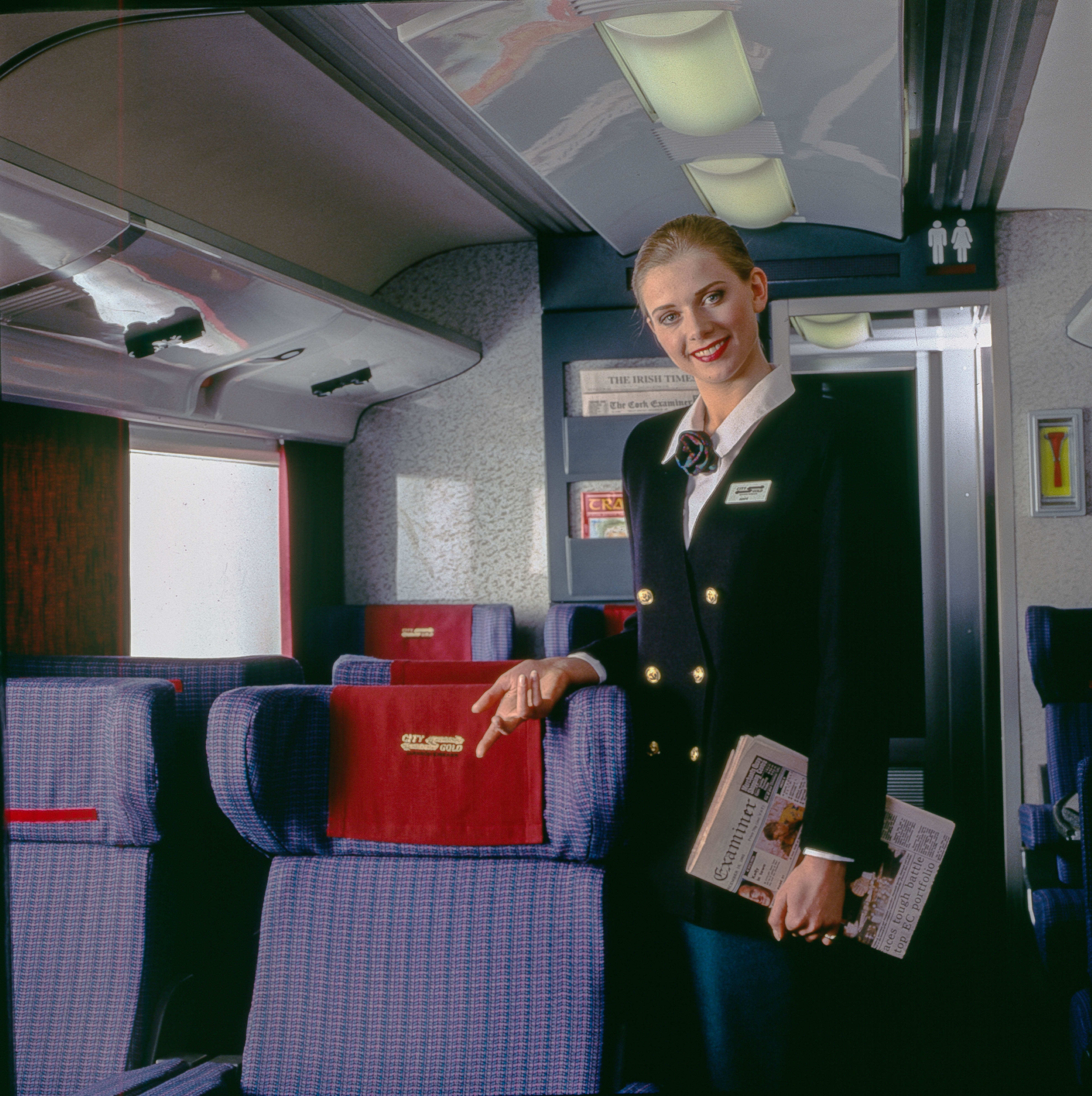 Iarnród Éireann train hostess
