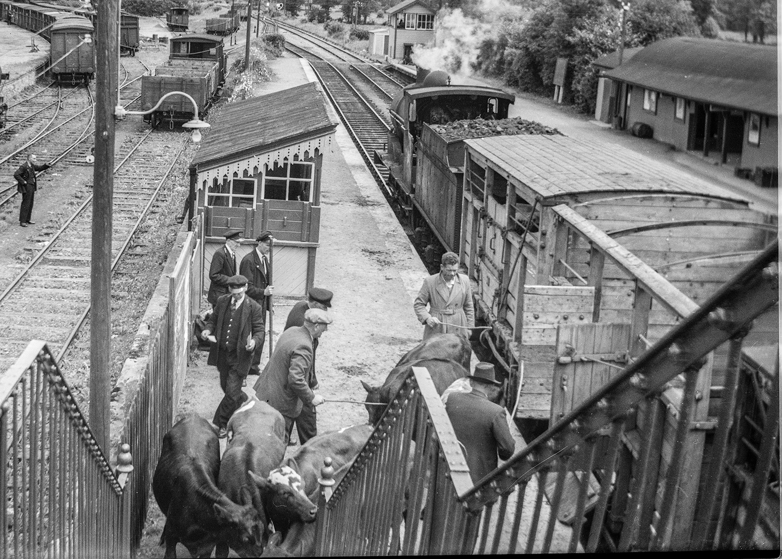Station in New Ross July 1956