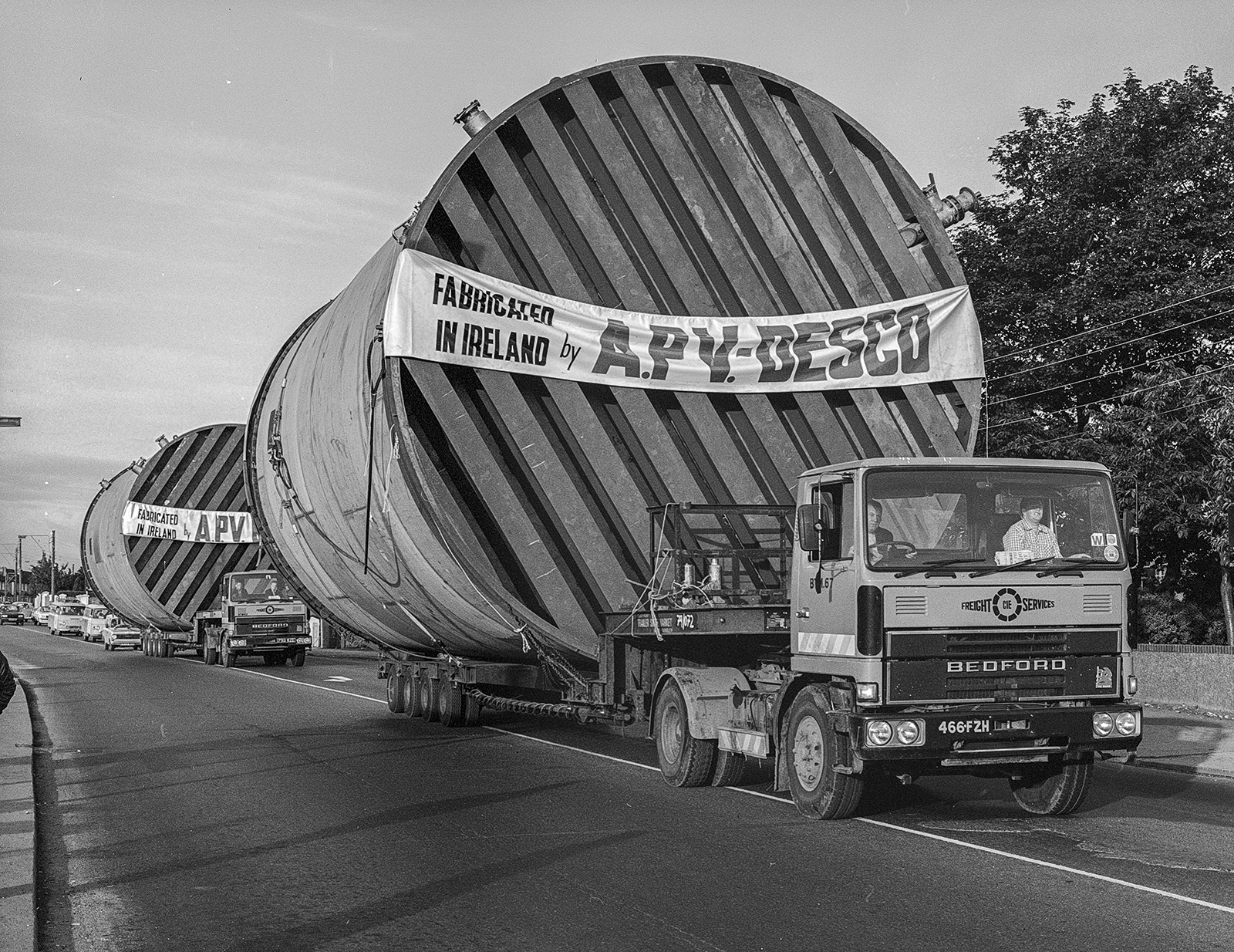 1980 CIÉ Road Freight Service vehicles