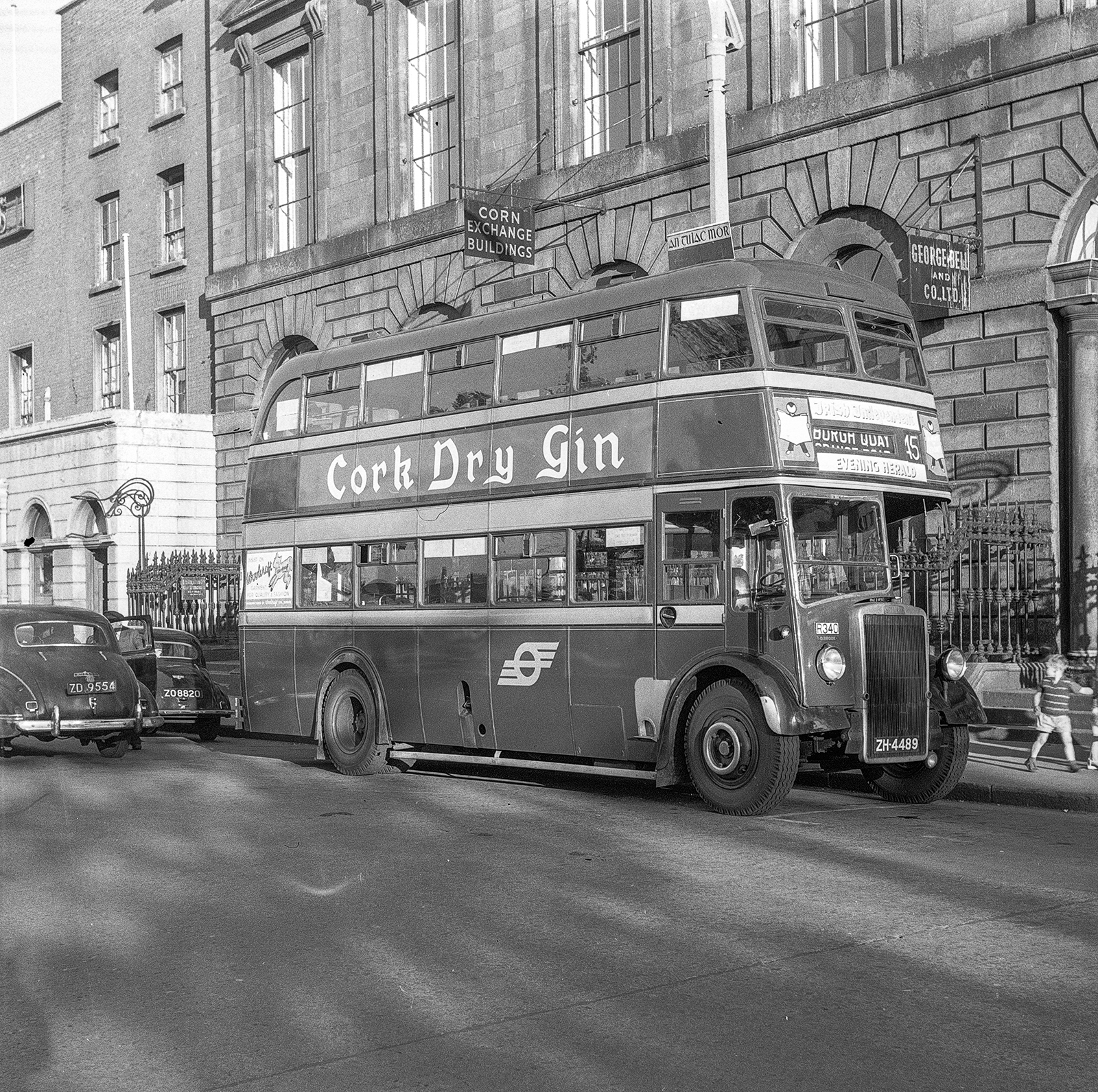 Vehicle 1950s Burgh Quay Aug 1960 IrishRailwaySociety