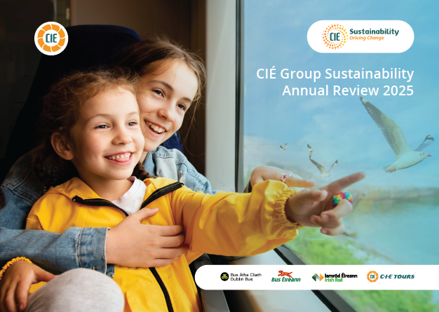 2025 front cover of CIÉ Sustainability annual review