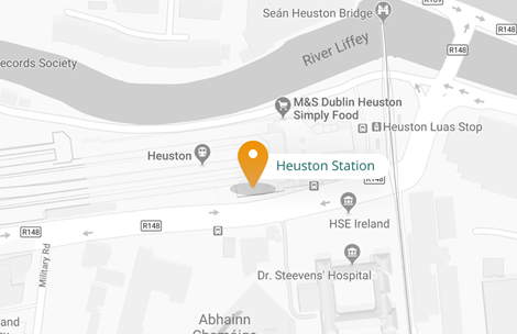 Image of map of Heuston Station
